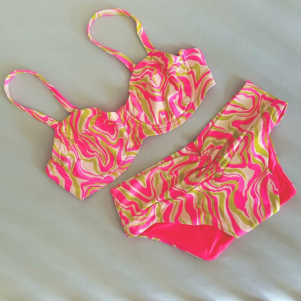 Aerie ‘Pink Infusion’ Bikini Set 👙